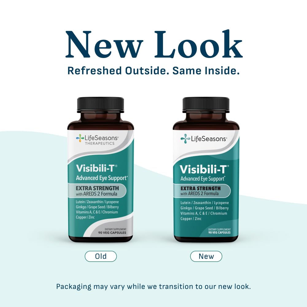Visibili-T Extra Strength with AREDS 2 Formula - Vitamin Supplement for Eye Health & Vision Support - Lutein, Zeaxanthin, Chromium, Carrot, Bilberry, Grape Seed Extract & Ginkgo Biloba - 90 Capsules — Amazon image 8