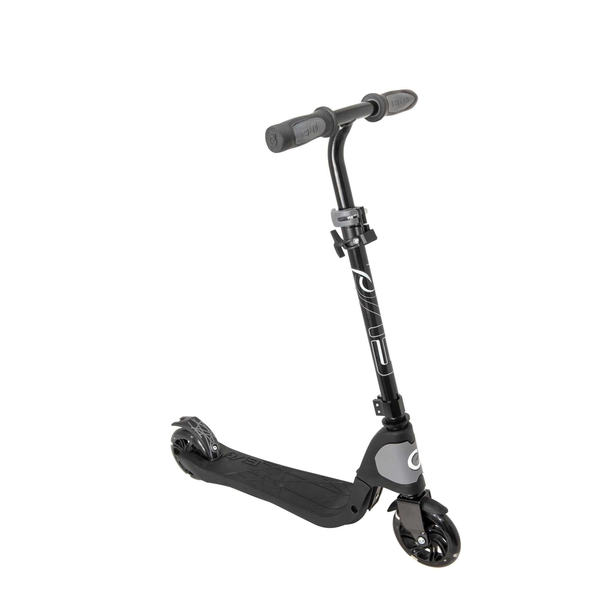 Evo Trottinette Pliable Réglable pour Enfants Light Speed Noir Roues Lumineuses