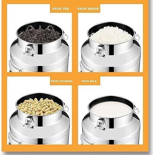 ステンレススチール製ミルクバケツ発酵槽 201 ステンレススチール製ミルクバケツ 蓋付き - 液体および固体の保管/輸送用の液体容器