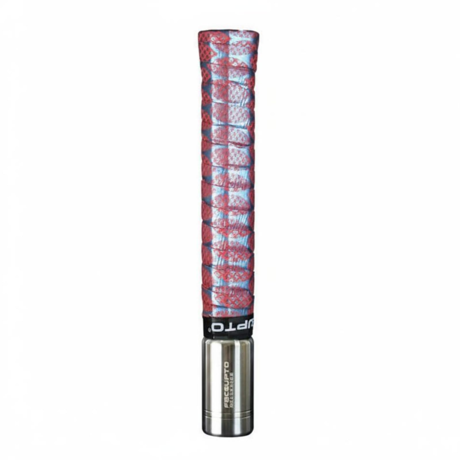 Entrenador de Tenis Ajustable Entrenador Simulador Dispositivo Aparato con Empuñadura Cómoda y Base de Metal Cilíndrica para Trabajo de Golpeo y, Rojo Angora