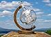 Whiskey Decanter with Ship Inside - Etched Globe Decanter for Alcohol, Bourbon, Scotch etc – Alcohol Gift for Groomsmen Gifts for Wedding or Housewarming Gift for Men & Women – 1000ml (Decanter)