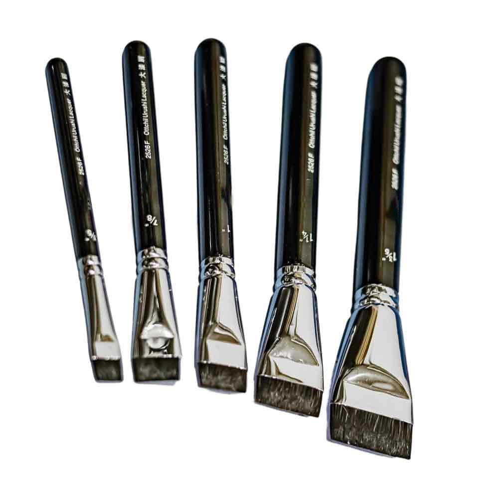 Pinceau à Laque Professionnel Artsecret en Poils Naturels, Brosse à Cheveux Faite à la Main.