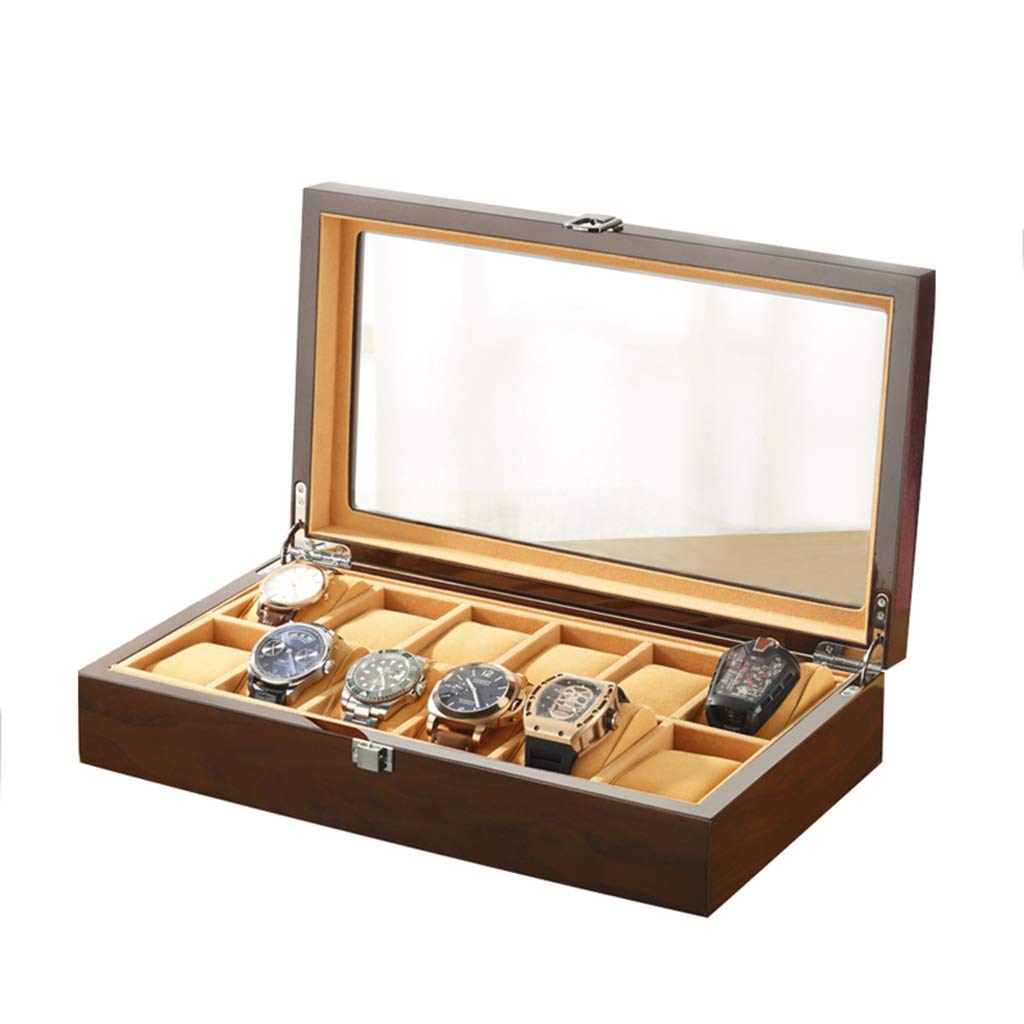 Horloge Doos Horloge Display Organizer Hout 30 Slots Horloge Lade Organizer Box Stapelbaar Sieraden Houder Opslag Display Horloge Opbergbox
