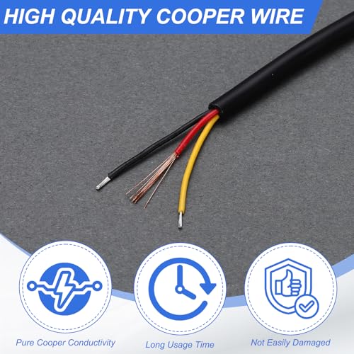 Cable de audio 6.35mm macho a cable desnudo 4 piezas miniatura 3