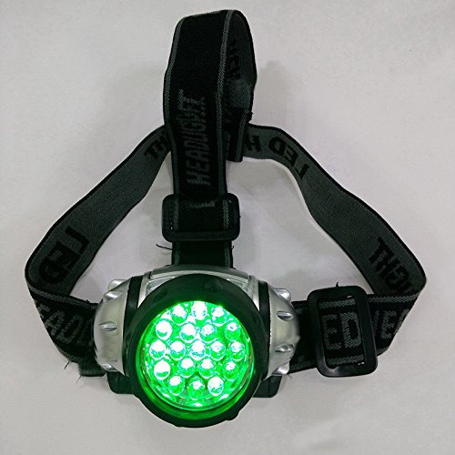 ETbotu Lampe de Croissance des Plantes,Lampe Frontale à Haute intensité Verte 19 LED Lampe Frontale pour Culture horticole Hydroponics