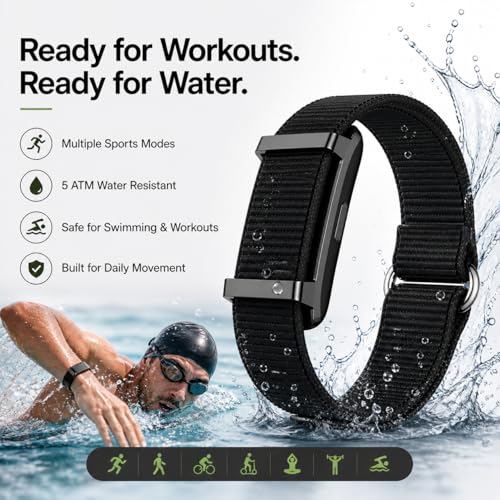 Image of AILKIN Corvex Smart Band - Premium Fitness Band | Upto 45 Days Battery Life| Multiple Sports Modes | Splash Resistant | Tracker with Map - 24 /7 Activity and Sleep Tracker