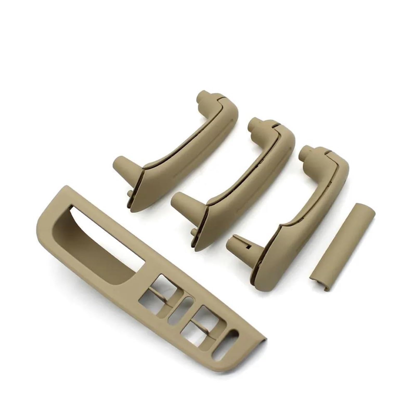 Slimes Rhd Beige 8Pcs Door Handle Car Rhd Interior Car Front Rear Left Right Door Pull Grab Handle For Bora For Golf 4 Mk4 For Jetta 1999-2004(Rhd Beige 8Pcs)