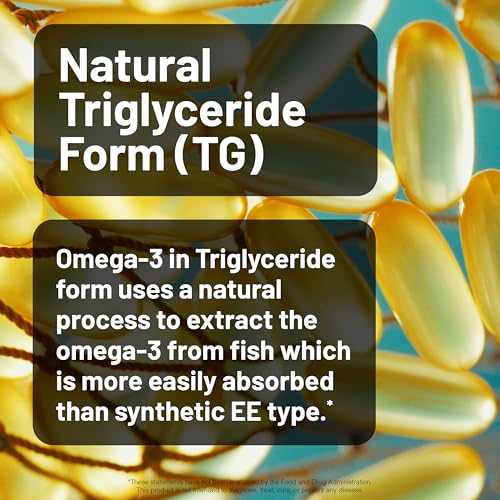 NatureWise Ultra Omega 3 Fish Oil 2200 mg – Equivalent to 1300 mg Omega-3 - Triglyceride Form - Lemon Flavor - Wild-Caught Fish Oil + EPA & DHA - Burpless, Non-GMO - 180 Softgels[3-Month Supply] - Thumbnail 3
