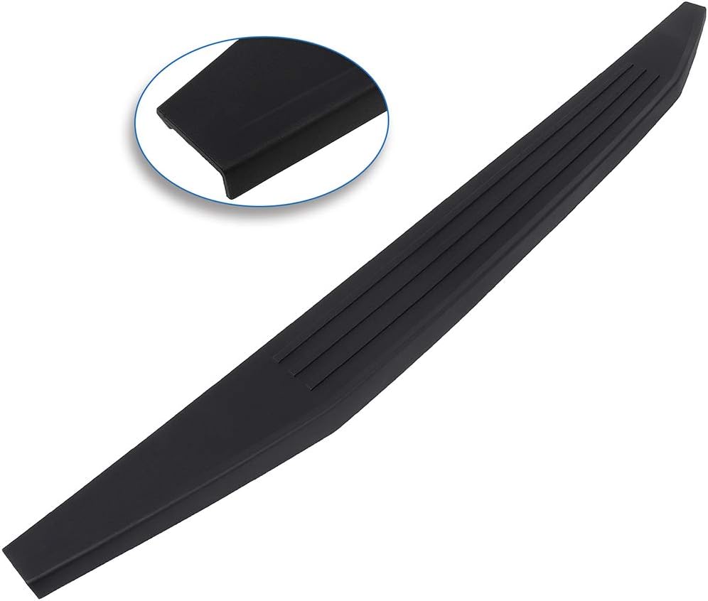 OCPTY Tailgate Molding Cap for 2015-2020 for Ford for F-150 Without Flex Step(Matte Black), 1PC Top Rear Tailgate Moulding Trim ABS Material Truck Beds & Tailgates