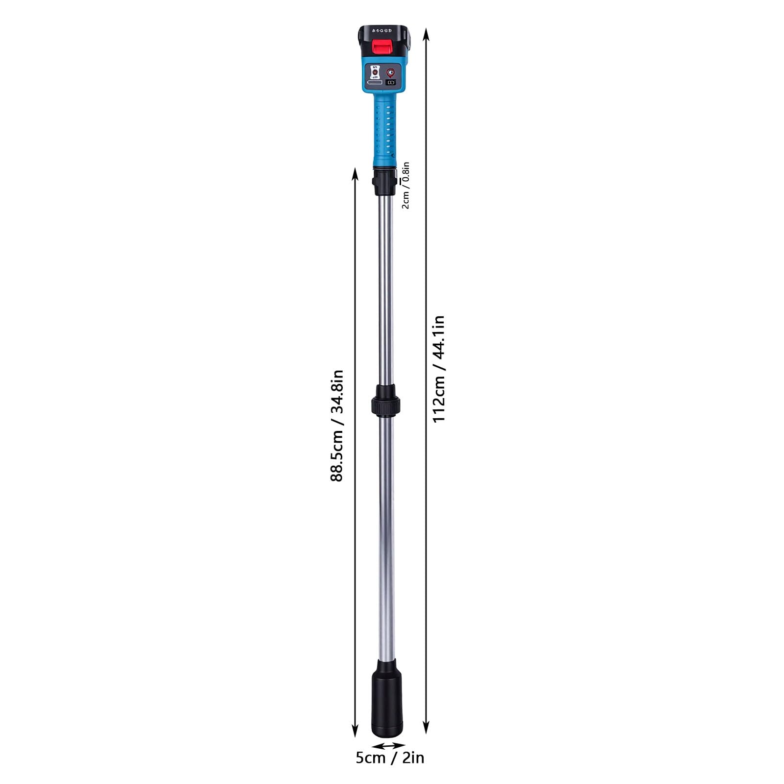 Pompa Ad Acqua Senza Fili a Bastone, Portata Regolabile 720GPH, | Handheld Transfer Pump for BL1840 Battery, ABS, 16ft Lift, for Pool, Tank, Tub