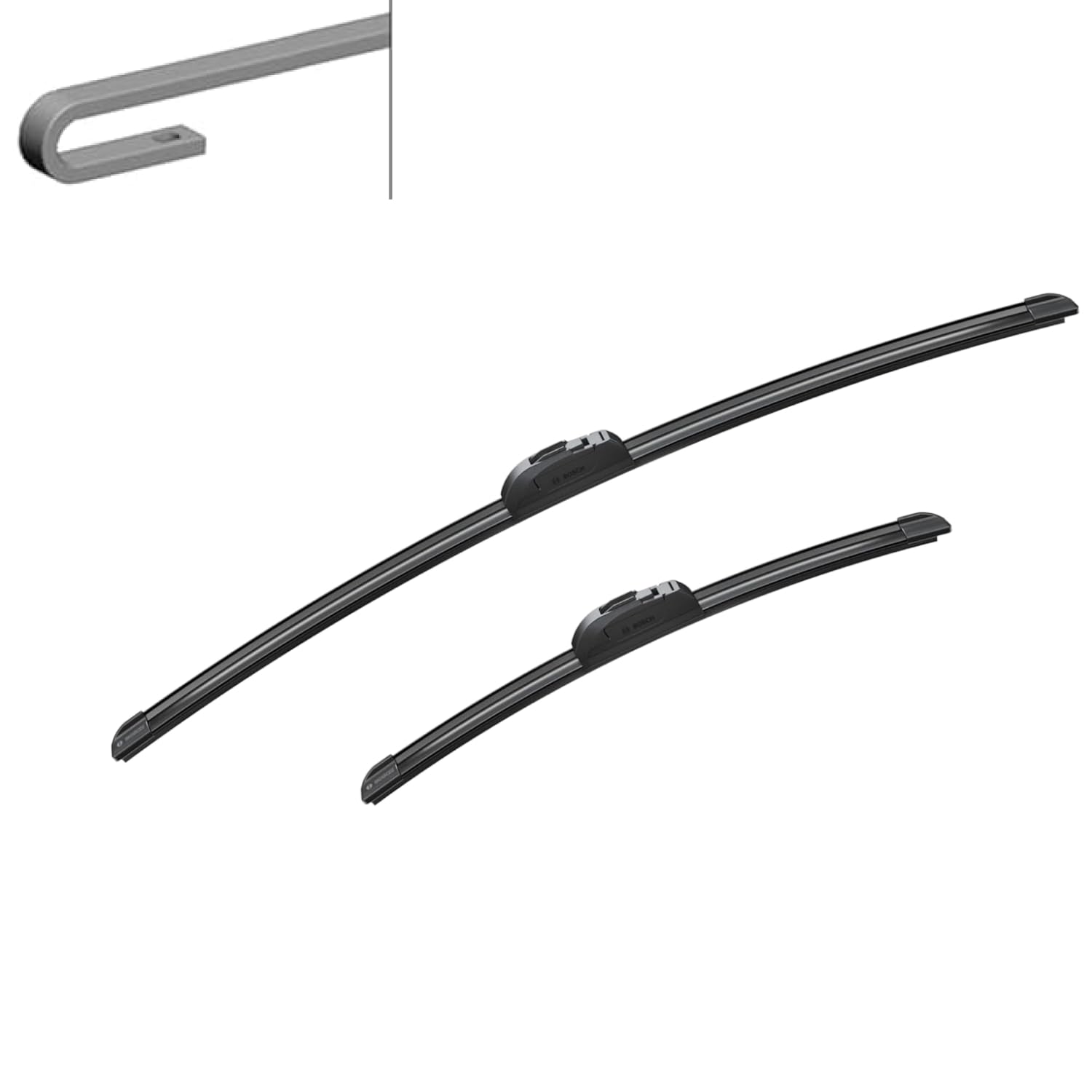 Bosch Aerotwin Aerotwin eAR 653 S Tergicristalli Anteriori, Set di 2 Tergicristalli di Ricambio, con Adattatore Preassemblato, 650 mm / 400 mm - Confezione Salvaspazio