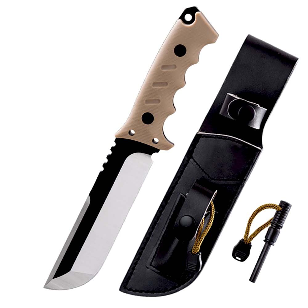 Festes Gegen Full Tang messer Edc Outdoor Jagdmesser Feststehende klinge tanto, gegen Einhandmesser, gerade scharfe stahl messer aus ABS griff, Hohe Härte fixed knife, Gürtelmesser mit Kydex scheide