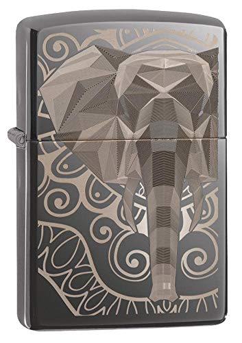 Encendedor de bolsillo Zippo Elephant Fancy Fill miniatura 1