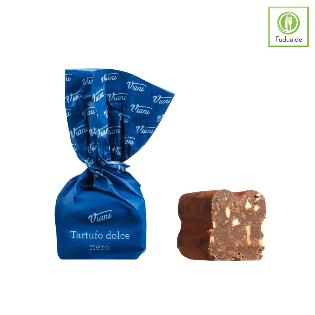Antonio Viani - Tartufi Dolci Misti – 1 kg Beutel | Bunter Trüffel-Pralinen Mix: Neri, Bianchi, Pistazie, Karamell & Gesalzene Haselnüsse