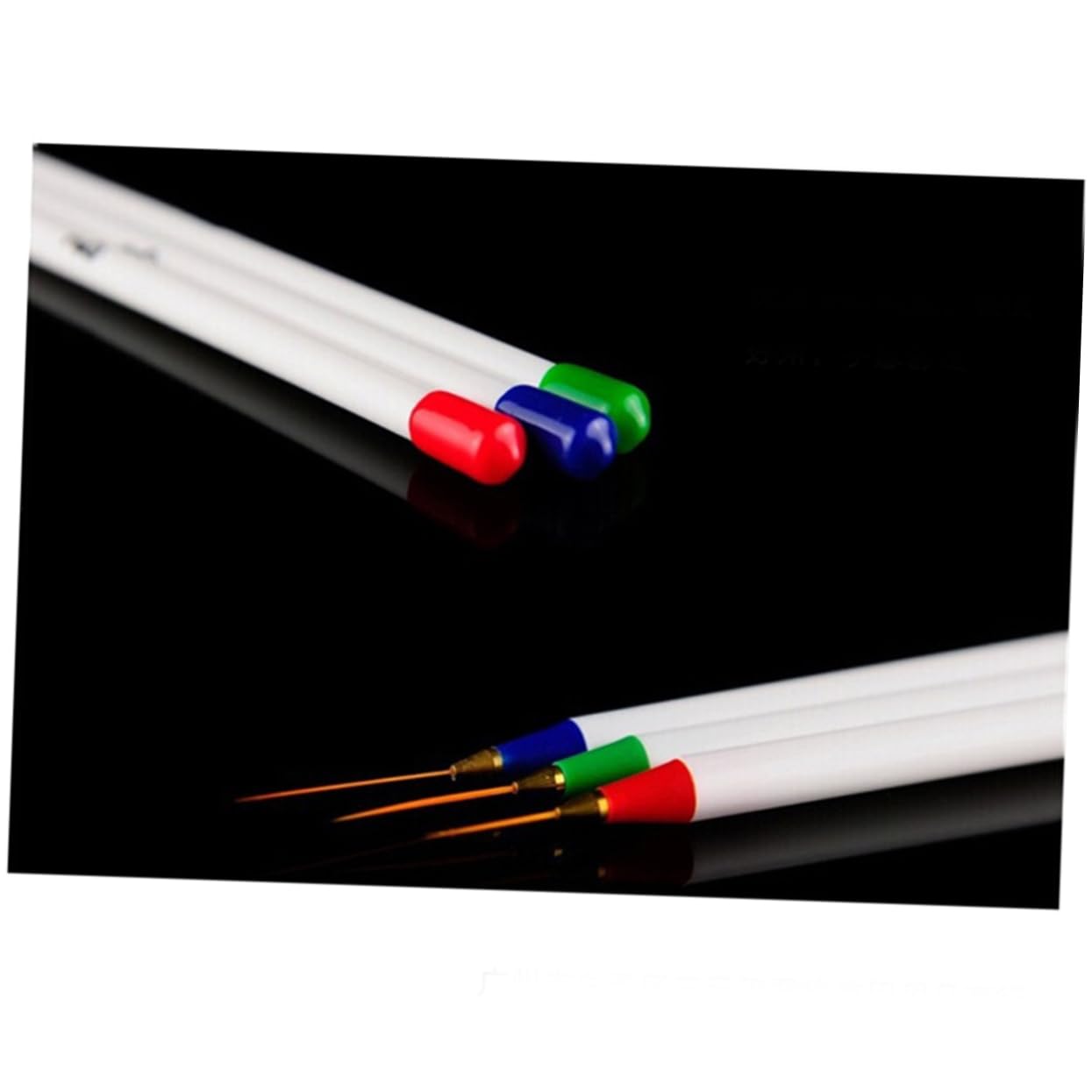 3 Pcs White Nail Pull Line Pens for Fine Art Flower Painting Work