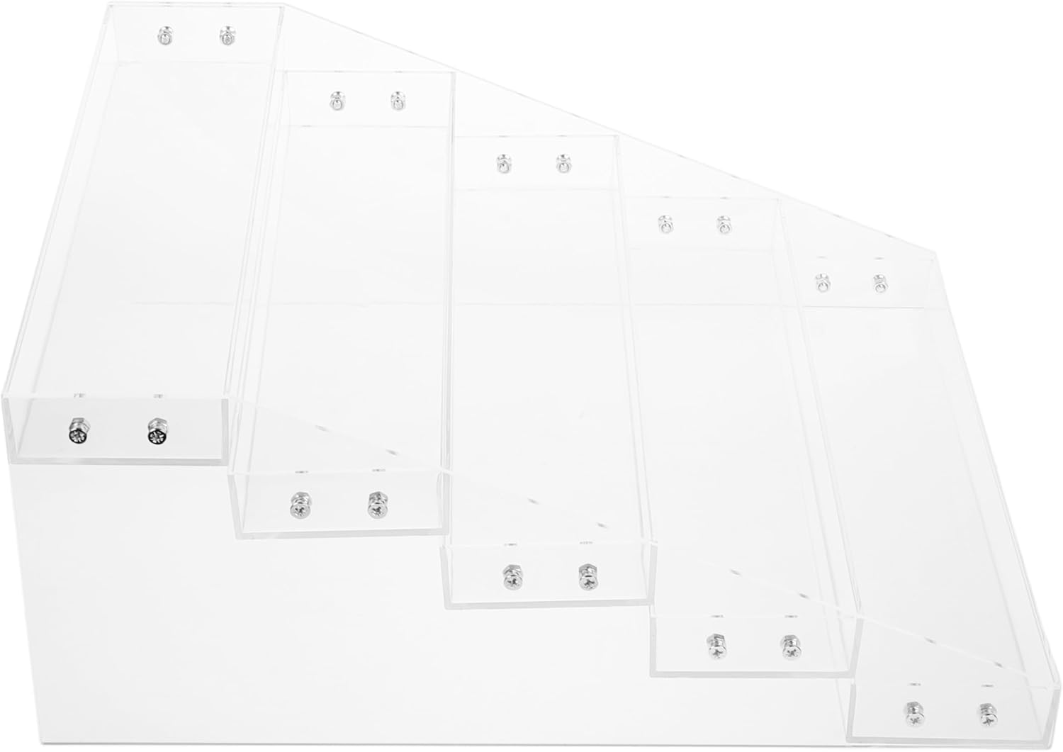 5tier Multifunctional Acrylic Riser Shelves Display Stand Figures Cupcake and Jewelry Organizer