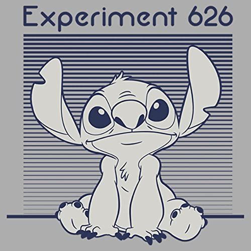 Disney Lilo Stitch Experiment 262 Monochromatic Navy Boy's Heather Crew Tee2