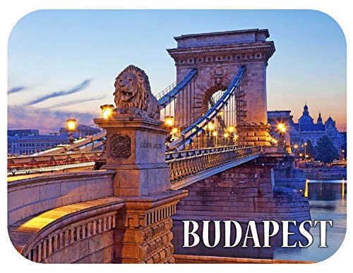 Imán de refrigerador Budapest Bridge