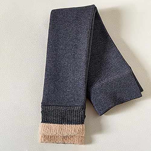 Girls Fleece Lined Leggings Kids Thick Thermal Ribbed Knit Footless Tights Winter Soft Cotton Pantyhose Stockings2