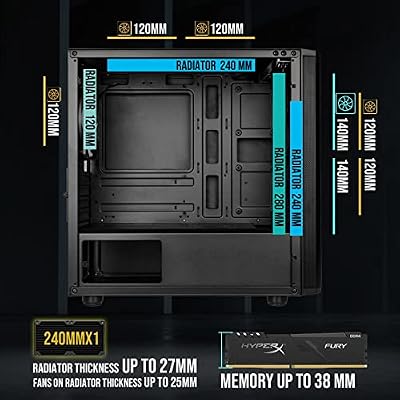 Computer case Mini Tower Bitfenix Nova Mesh SE M-ATX ARGB Black