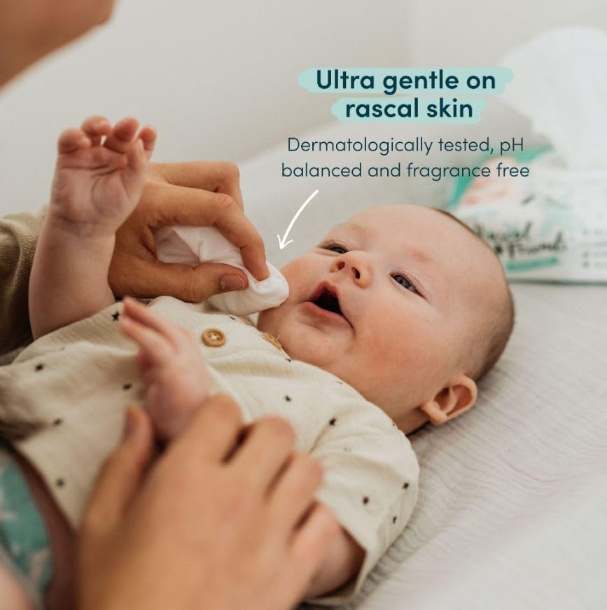 Rascal + Friends Sensitive Baby Wipes (648)