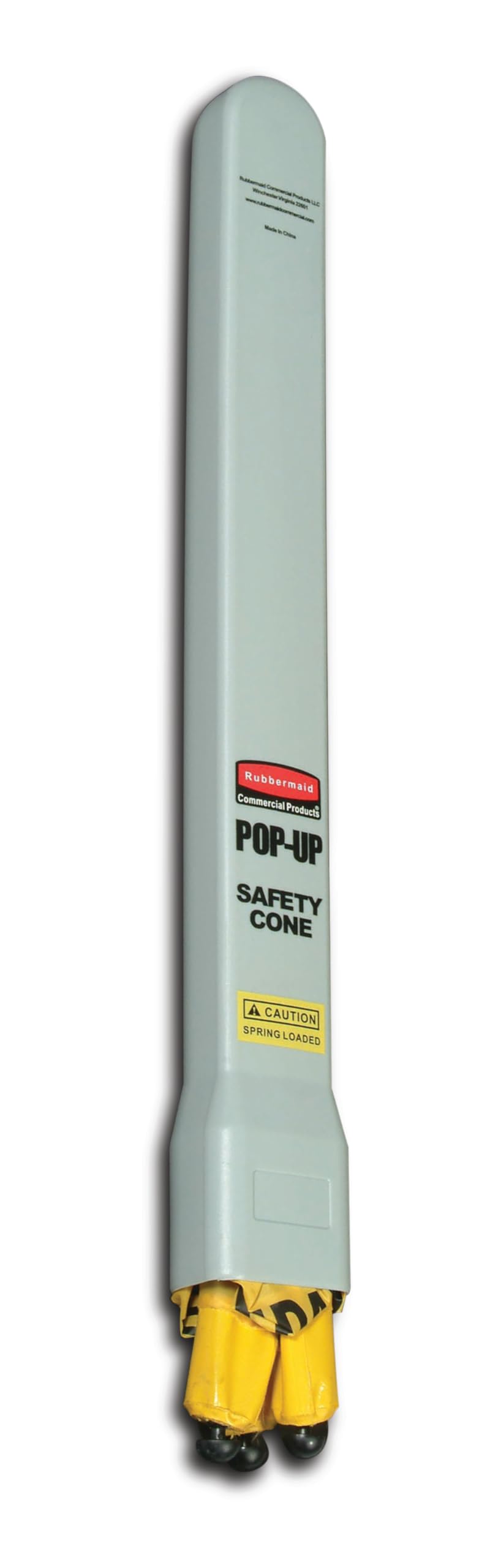 Rubbermaid Commercial Products Commercial 50 cm Pop Up cono de seguridad idiomas disponibles Caution Imprint y suelos mojados símbolo - amarillo