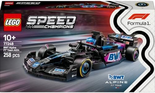 LEGO Speed Champions BWT Alpine F1 Team A524 Yarış Arabası 77248 – 10 Yaş ve Üzeri Çocuklar için Koleksiyonluk Sürücü Minifigürü İçeren Yapım Seti (258 Parça) - Görsel 3