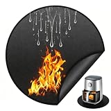 Grillmatte Bodenschutz Rund,Feuerschale Unterlage,50cm