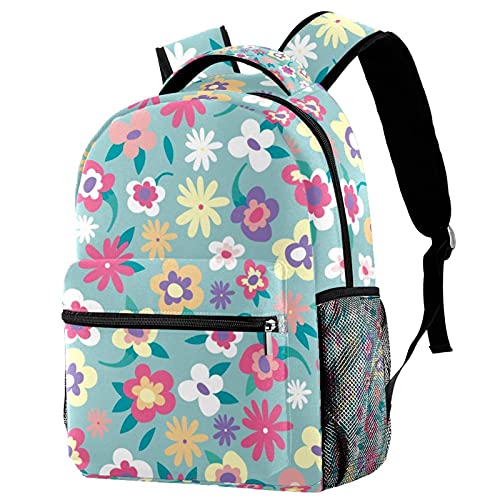 Sac à dos pour ordinateur portable à motif floral qui soulage le dos