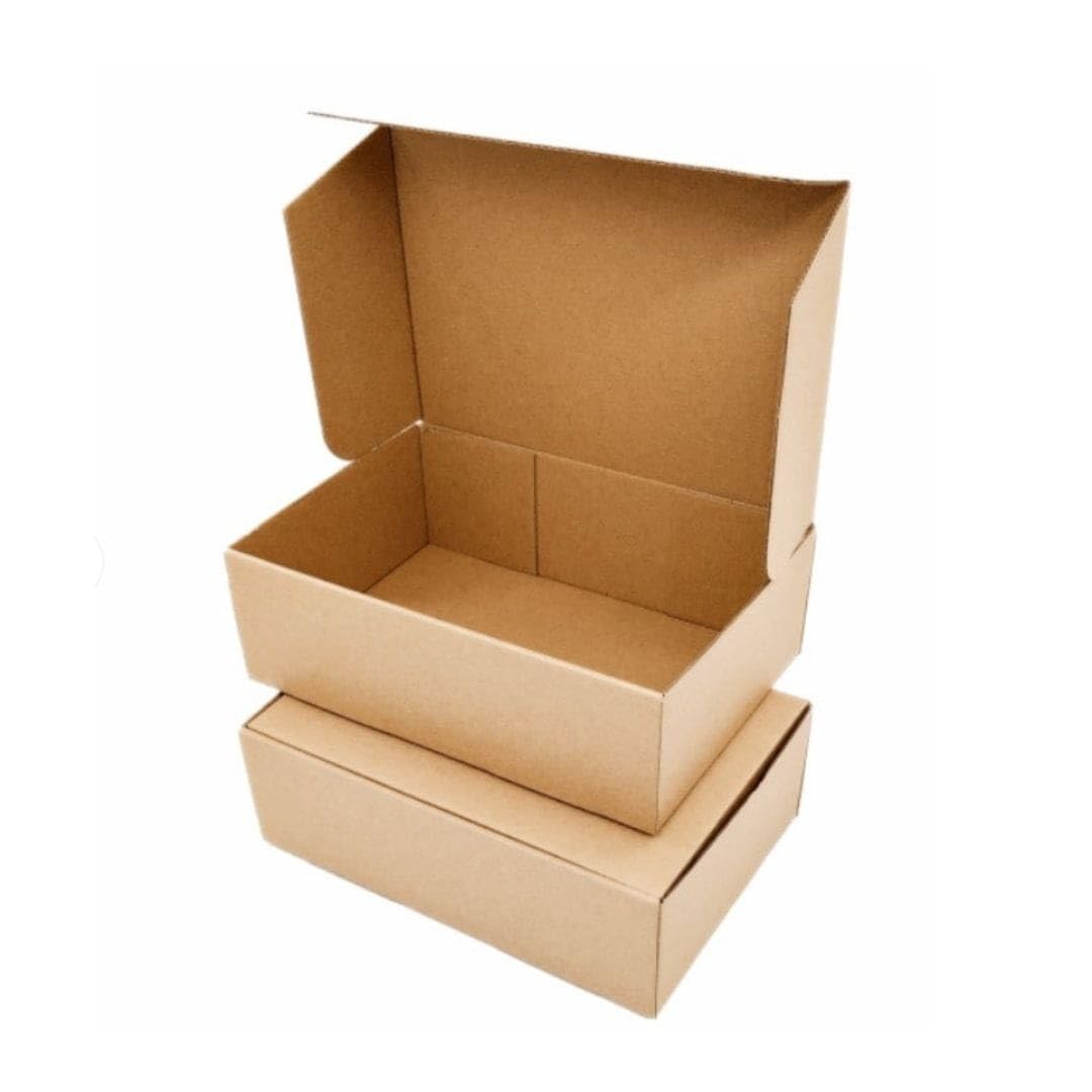 DHL Kleinpaket 240x160x80 mm – 200 Stück stabile Versandkartons aus Wellpappe, portooptimierte Faltschachtel, ideal für Bücher, Waren-Versand, Versandschachteln