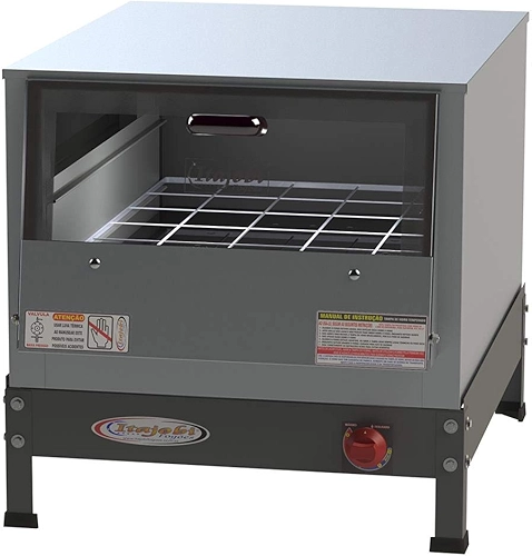 Forno Industrial De Mesa A Gás Itajobi 76L Baixa Pressão Tampa Vidro