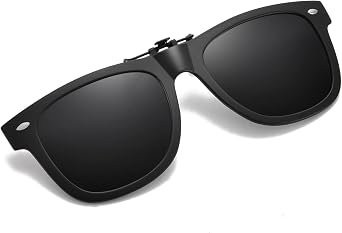 Clip On Sunglasses Over Prescription Glasses Polarized Men Women Flip Up
