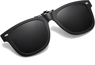 Clip On Sunglasses Over Prescription Glasses Polarized Men Women Flip Up