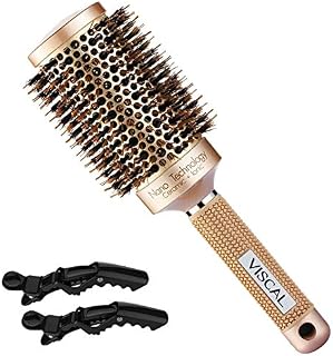 VISCAL Nano Thermal Ceramic & Ionic Round Hair Brush Large Round Hair Brush