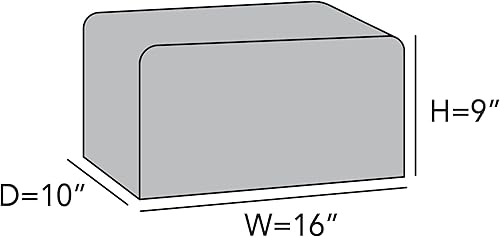 Vista 26 de Covermates Keepsakes - Funda rectangular para electrodomésticos, protección contra el polvo, resistente a las manchas, lavable, funda para Poliéster