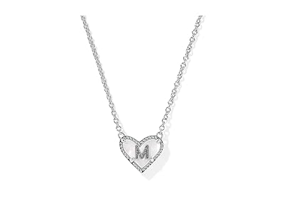 Kendra Scott Heart Letter M Short Pendant Women
