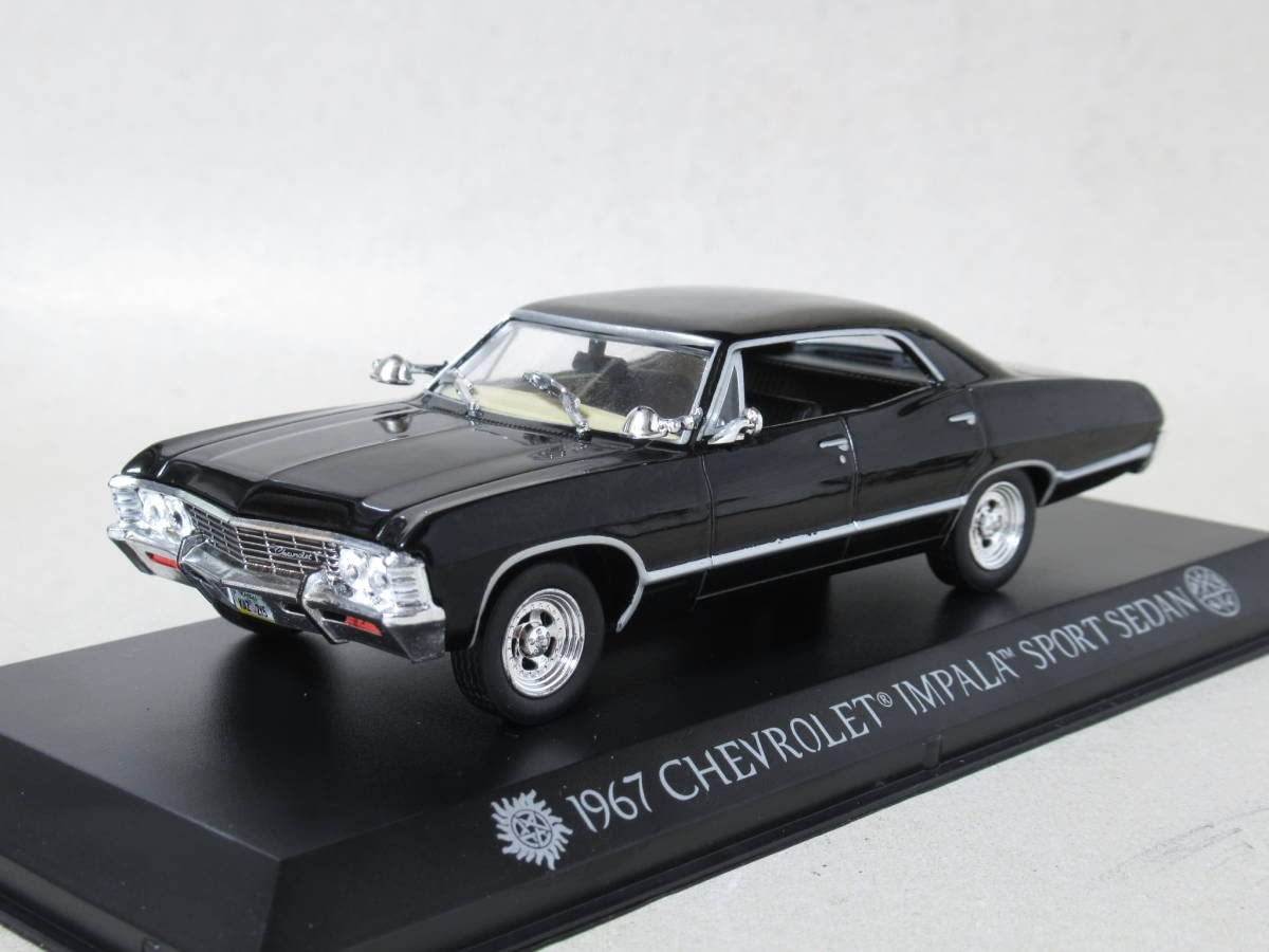 グリーンライト 1967　シボレー・インパラ・スポーツセダン Amazon | 1/43 グリーンライト シボレー インパラ スポーツセダン 1967