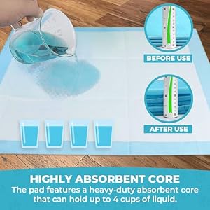 GOODLIFEZ Disposable Large Pet Pee Pads 50 Pack Super Absorbent 23.6 x 23.6 in Puppy Training Pads Leak Proof Quick Dry Odor Control Ideal for Indoor Use Convenient Bulk Pack for Dogs GOODLIFEZ Disposable Large Pet Pee Pads 50 Pack Super Absorbent 23.6 x 23.6 in Puppy Training Pads Leak Proof Quick Dry Odor Control Ideal for Indoor Use Convenient Bulk Pack for Dogs