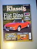 fiat 124 spider lusso gebraucht  Motor-Klassik 2/1996,Fiat Dino spider,Alfa Spider,Fiat 124 Sport-Spider,BMW 1600-2 bis 2002,Simca 1200 S Coupe,Porsche 356 Polizeifahrzeug,,VW Karmann-Ghia,Amilcar,EMW 327