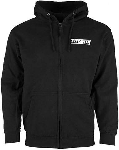 basic black zip up hoodie