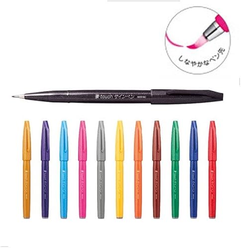 Vista 9 de Pluma de firma, de Pentel, Verde