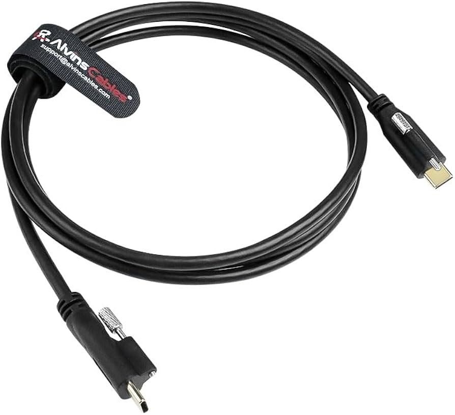 Amazon.com: Alvin's Cables Locking USB-C to USB-C Power Cable for