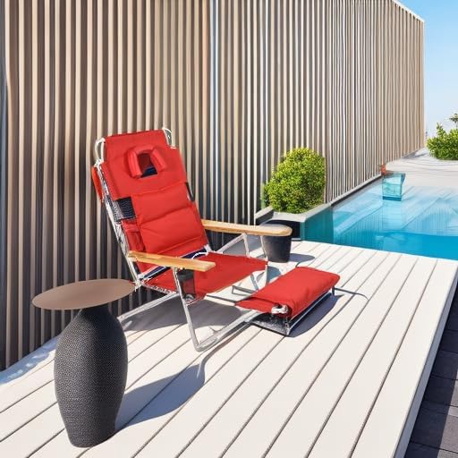 Ostrich D3N1-1001R 3-in-1 Deluxe Chair - Red