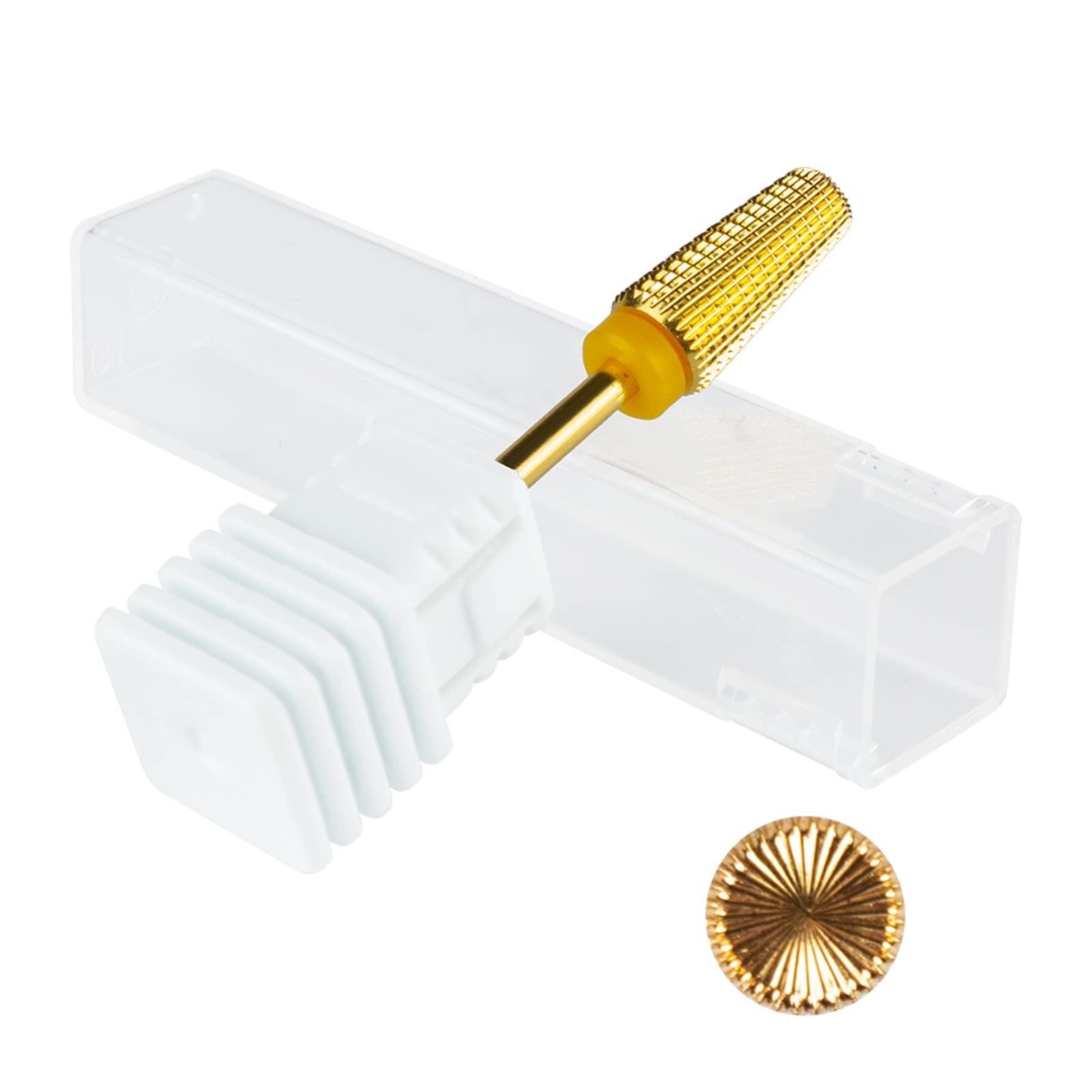 TONUSA yaoqijie 100% 5 en 1 de Acero de carburo de tungsteno, Brocas for uñas de Mano Izquierda y Derecha, Fresa eléctrica for uñas, máquina de manicura, Archivo de 5 uds. Lasting (Color : 5pcs-20)