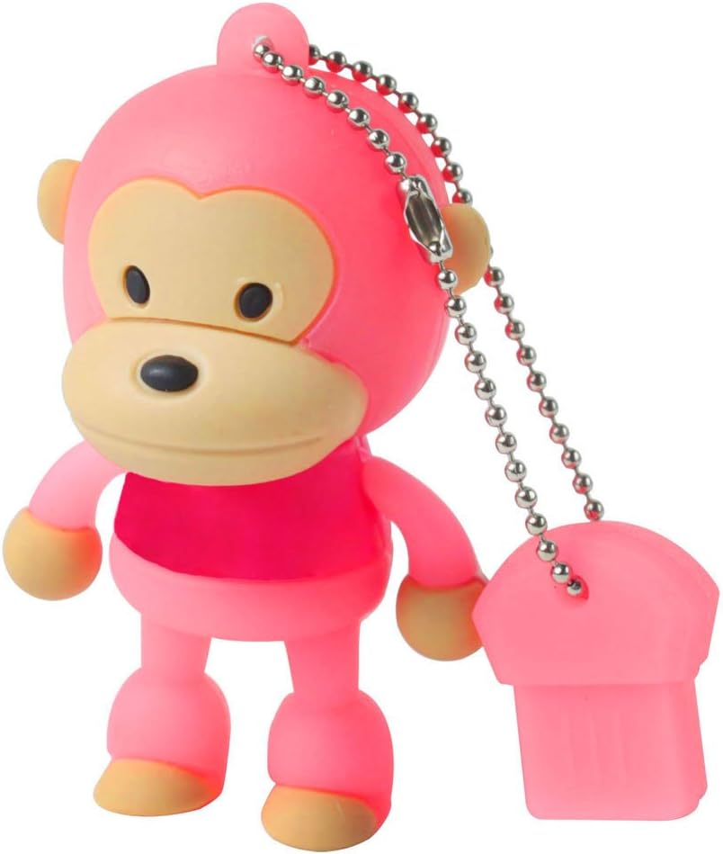 Baby Milo Monkey 4gb USB Flash Drive - Pink