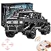 Produktbild CT-Tribe Technik Geländewagen, 1:8 Baustein für Sechsrädrige Fahrzeugbausteine mit RC Fernbedienung, 3300 Klemmbausteine Kompatibel mit Lego - Schwarz