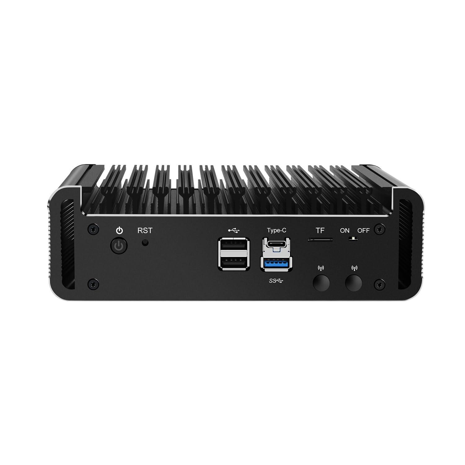 Micro Firewall Appliance, Mini PC, PFSense, Mikrotik, OPNsense, VPN, Router PC, J6413, RJ26, AES-NI, 4 x 2.5GbE I226-V LAN, HDMI, DP, Type-C, TF Slot, 8G RAM, 64G SSD