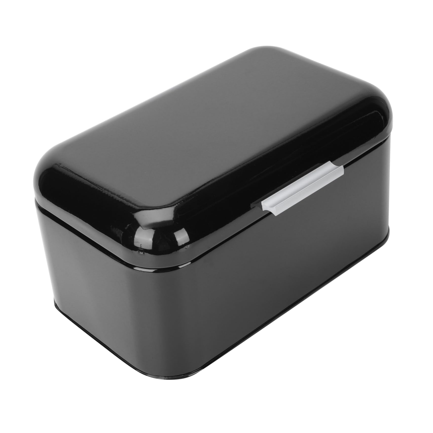PRETYZOOM Caja Retro de Hierro Negra para Cocina Multifuncional Cierre Hermético y Almacenamiento Fácil para Alimentos y Pan