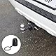 KOMUNJ 2 Stück Anhängerkupplung Abdeckkappe, Staubdicht und Wasserdicht für Auto, Wohnmobil, Anhänger Kugelkopfschutz (Schwarz)