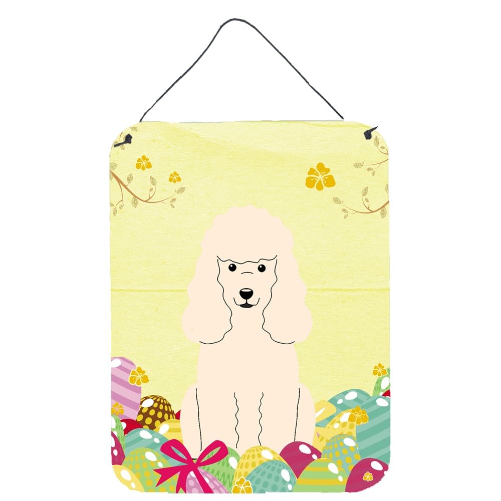 Caroline Treasures BB6092CHF Uova di Pasqua Cocker Spaniel Black Flag Canvas, casa, Grande, Multicolore : Caroline's Treasures